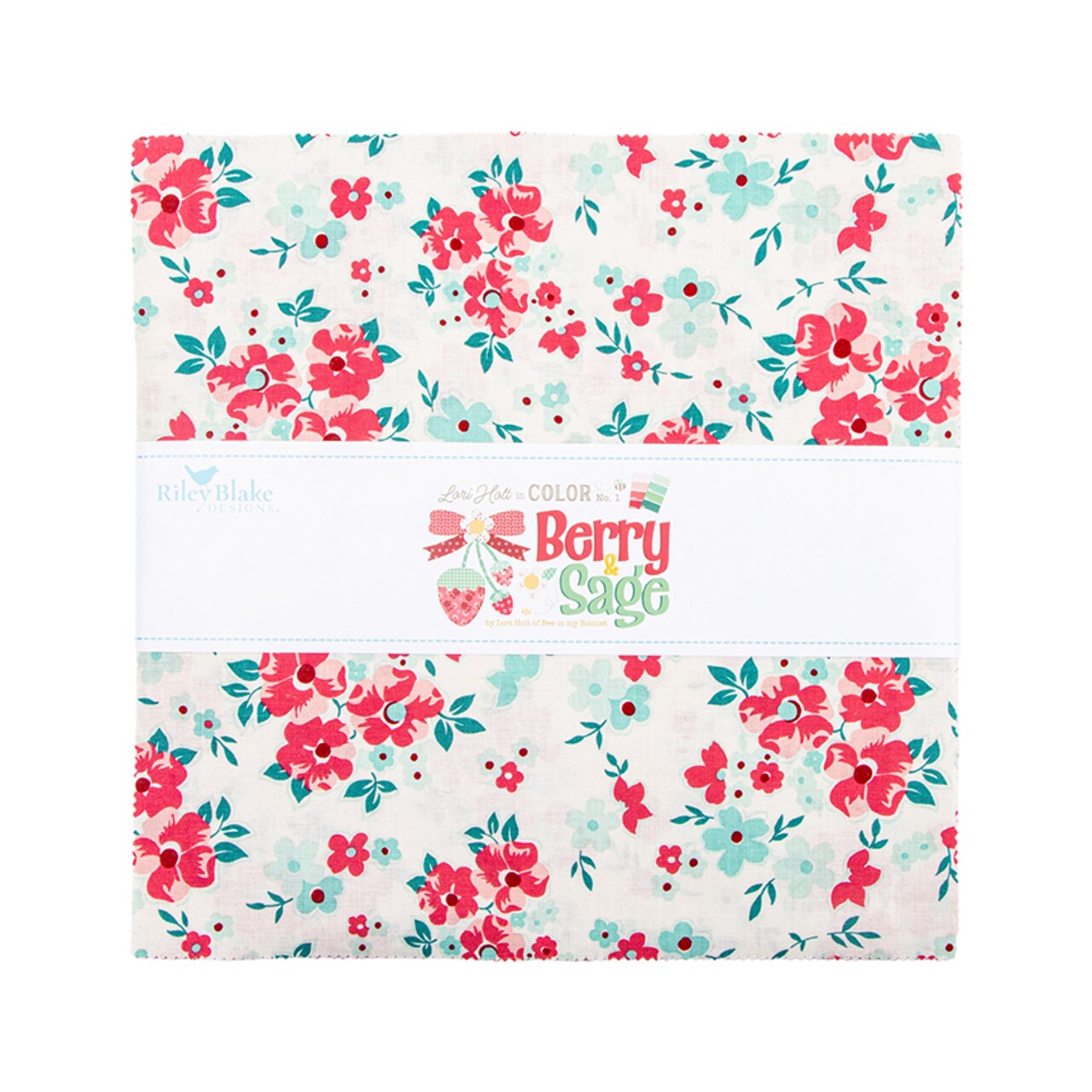 Berry & Sage 10" Square Pack (Layer Cake / 10" Stacker) by Riley Blake (10-17380-42)